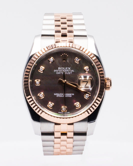 Datejust 36 "Tahitian MOP" Everose