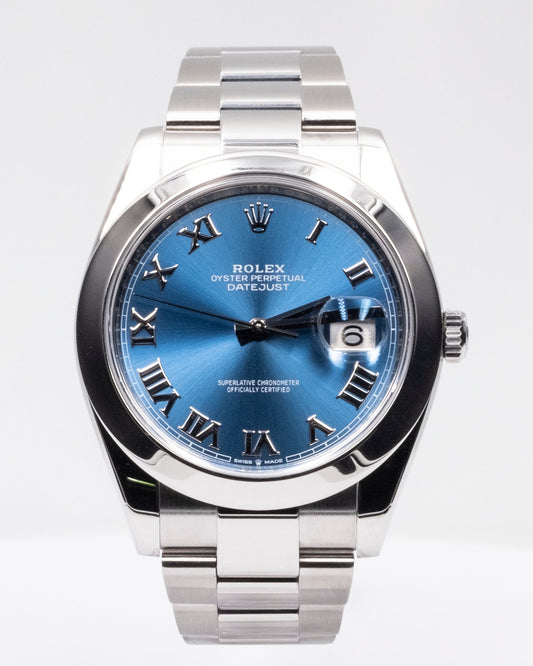 Datejust 41 "Azzurro" (126300)
