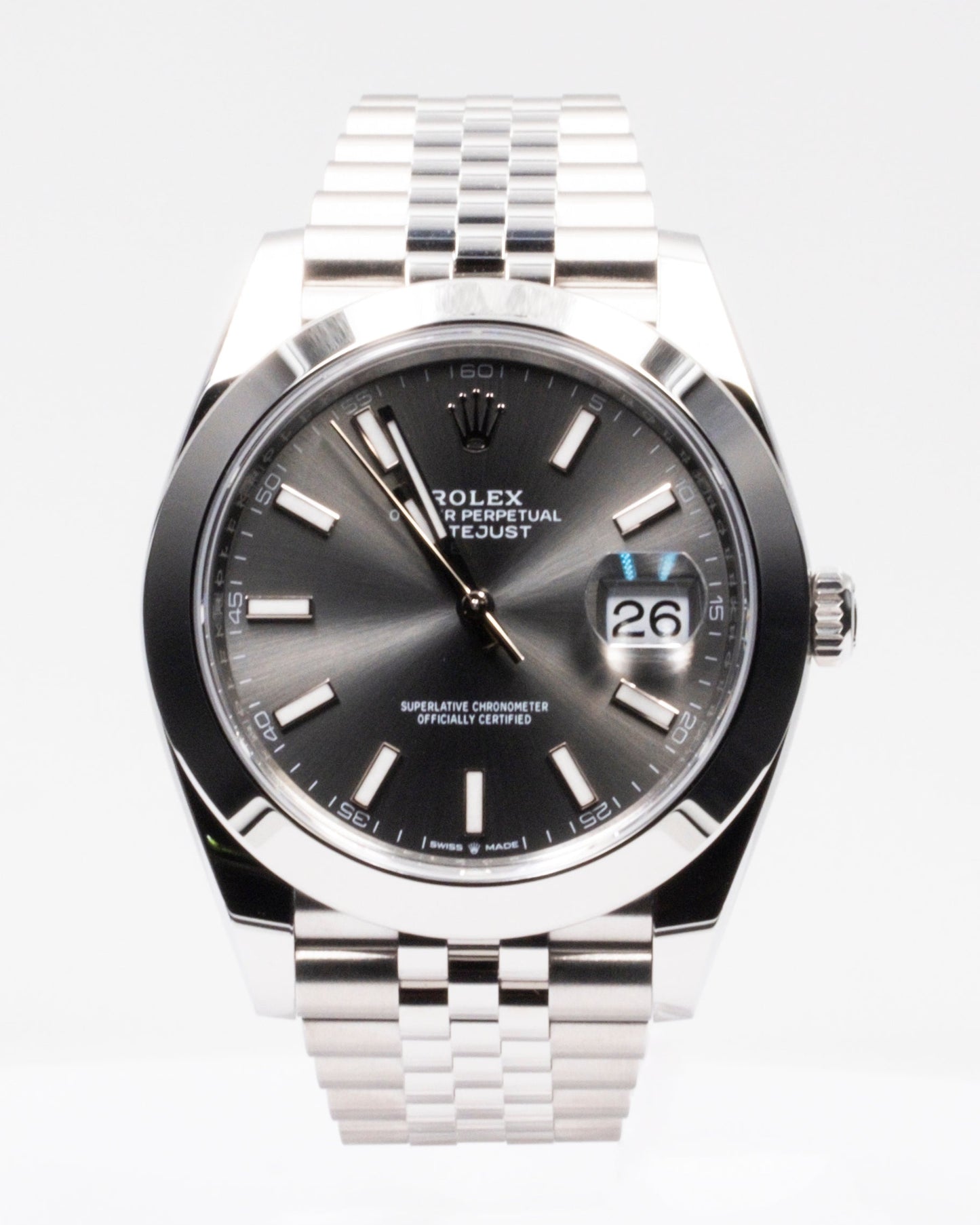 Datejust 41 "Rhodium" (126300)