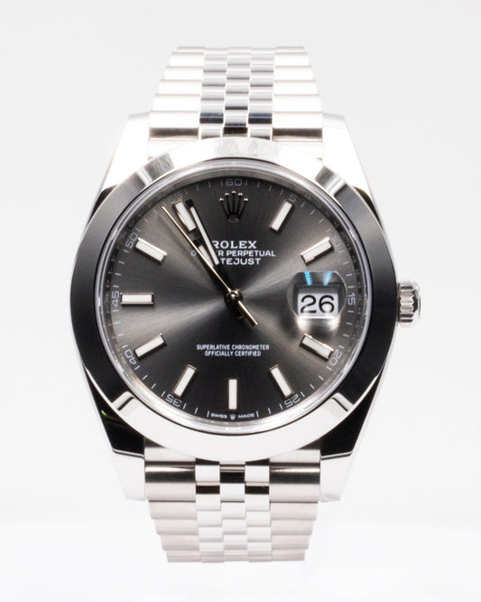 Datejust 41 "Rhodium" (126300)